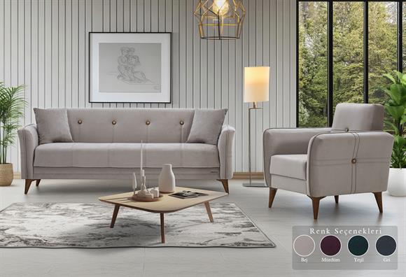 Rolex Kanepe Takımı (Gri)