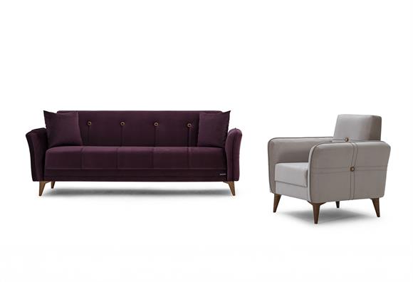 Rolex Kanepe Takımı (Vizon)