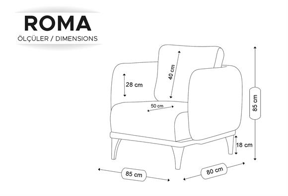 Roma Berjer - (Bal Rengi / Altın)