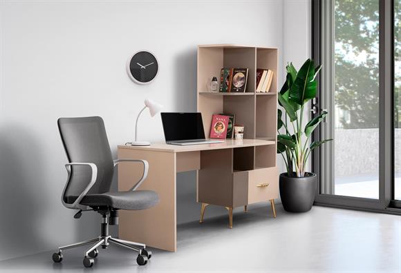 Sahil Kitaplıklı Çalışma Masası