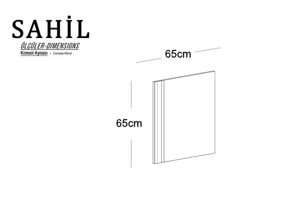 Sahil Konsol Ayna Paneli