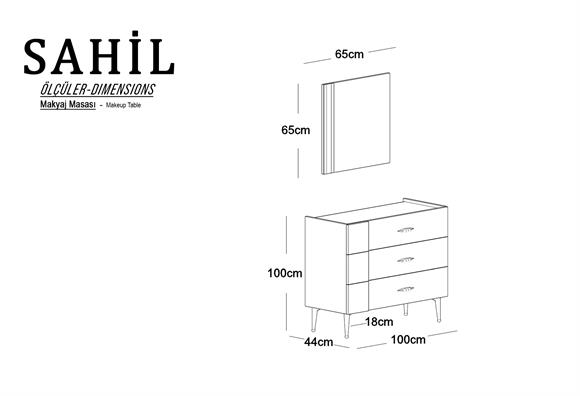 Sahil Makyaj Masası