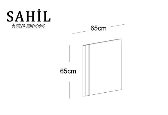 Sahil Makyaj Masası Ayna Paneli