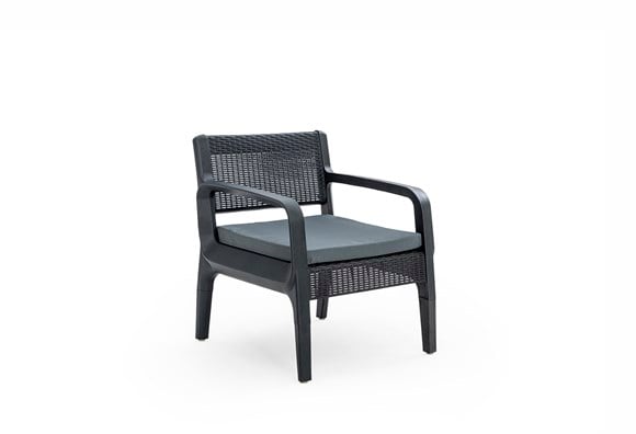 Şanghay Rattan Bahçe Balkon Takımı (Antrasit)