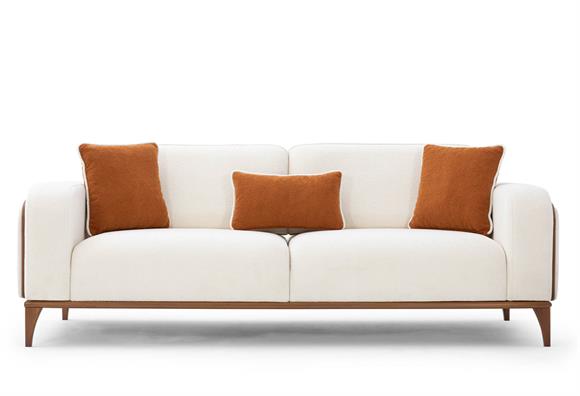 Santa Koltuk Takımı (Krem-Kiremit)