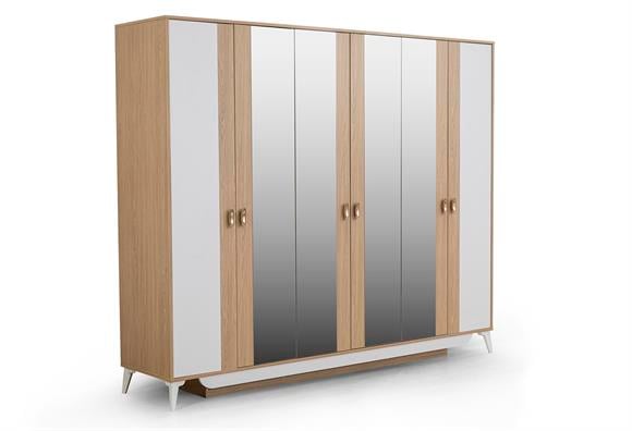 Sedef 6 Kapılı Dolap