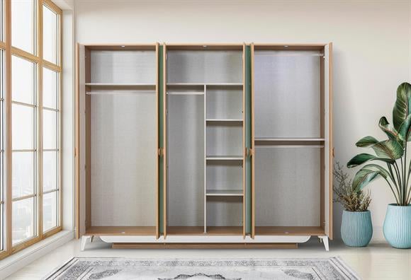 Sedef 6 Kapılı Dolap