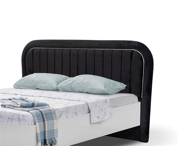 Sementa Sürgülü Yatak Odası Takımı (Gri Çıtalı)