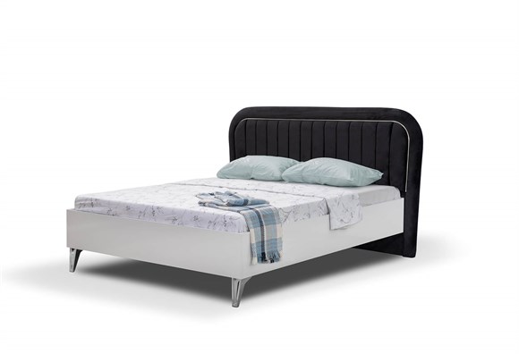 Sementa Sürgülü Yatak Odası Takımı (Gri Çıtalı)