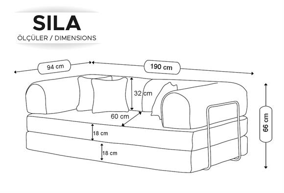 Sıla Şark Köşesi Üçlü Modül