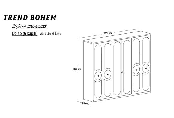 Trend Bohem 6 Kapılı Modül