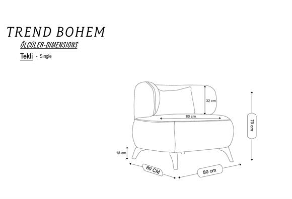 Trend Bohem Berjer - (Aslan 050 - Bej)