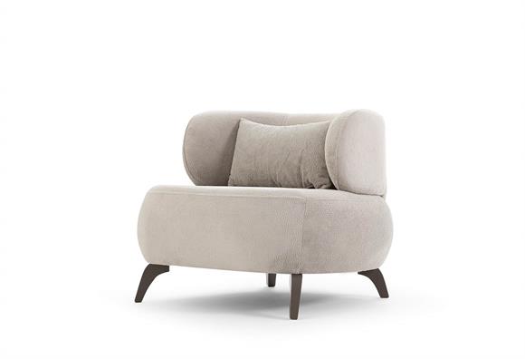 Trend Bohem Berjer (Açık Gri/Gri Ahşap Ayak)