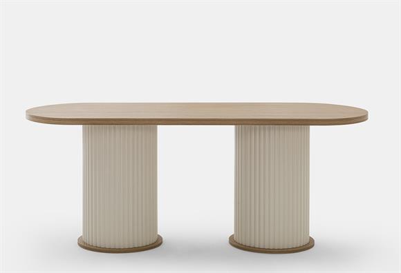 Trend Bohem Elips Yemek Masası