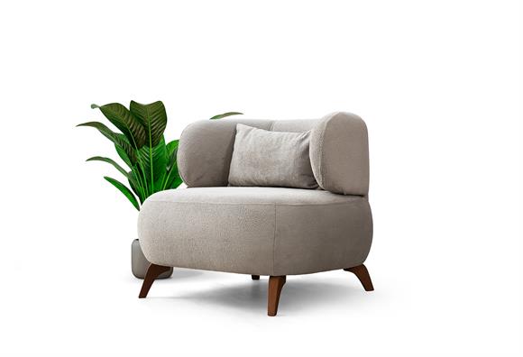 Trend Bohem Koltuk Takımı-Açık Gri-Açık Gri