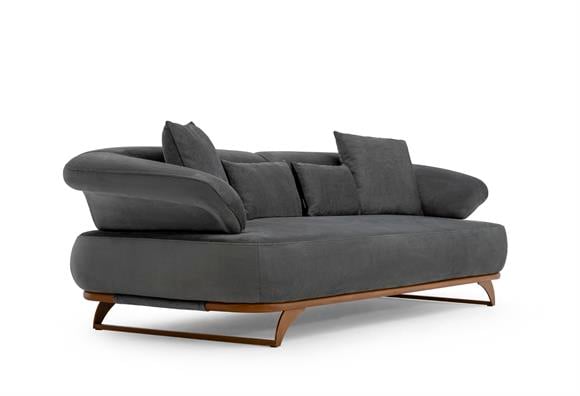 Trend Bohem Üçlü - (Antrasit/Ceviz Ayak)