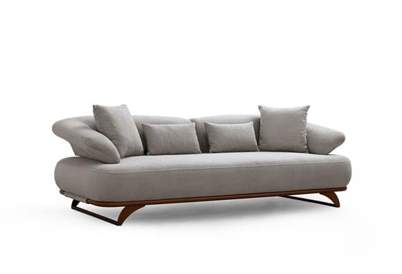 Trend Bohem Üçlü - (Açık Gri/Ceviz Ayak)