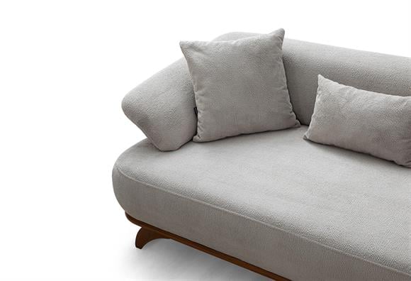 Trend Bohem Üçlü - (Açık Gri/Ceviz Ayak)