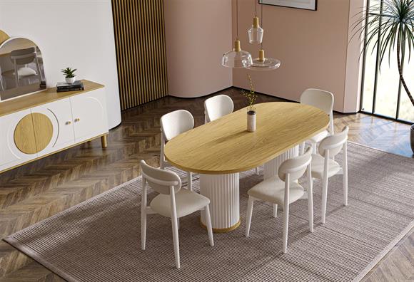 Trend Bohem Yemek Odası Takımı