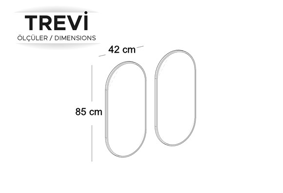 Trevi Konsol Ayna Paneli 