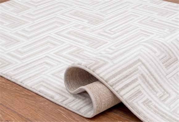 Lotus Halı 150X230 - Krem/Bej (LT507)