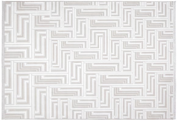 Lotus Halı 150X230 - Krem/Bej (LT507)