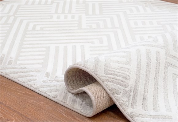 Lotus Halı 150X230 - Krem/Bej (LT518) 