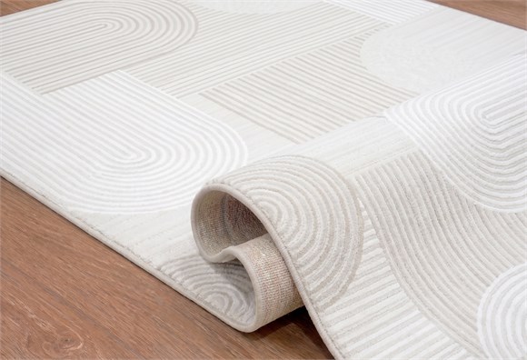 Lotus Halı 150X230 - Krem/Vizon (LT528) 