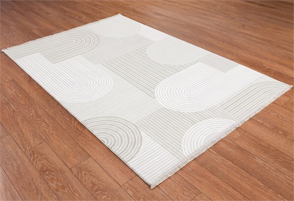 Lotus Halı 150X230 - Krem/Vizon (LT528) 