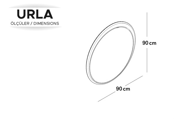 Urla Konsol Ayna Paneli 