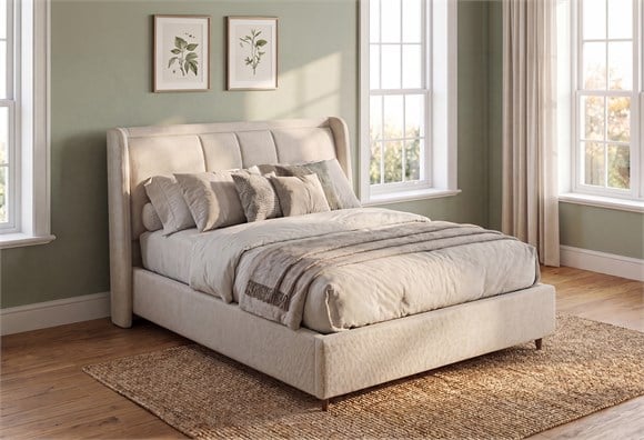 Velora 160X200 Döşemeli Baza Başlık Seti