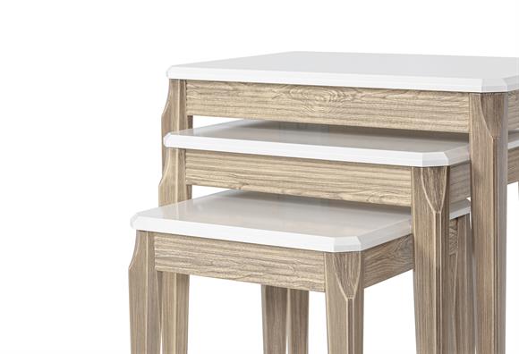 Venüs Zigon Sehpa (Meşe Ayak-Aytaşı)