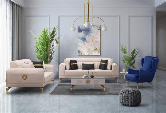 Versace Koltuk Takımı (Antrasit)