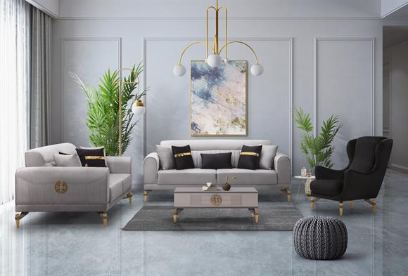 Versace Koltuk Takımı (Zümrüt Yeşili)