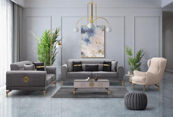 Versace Koltuk Takımı (Zümrüt Yeşili)