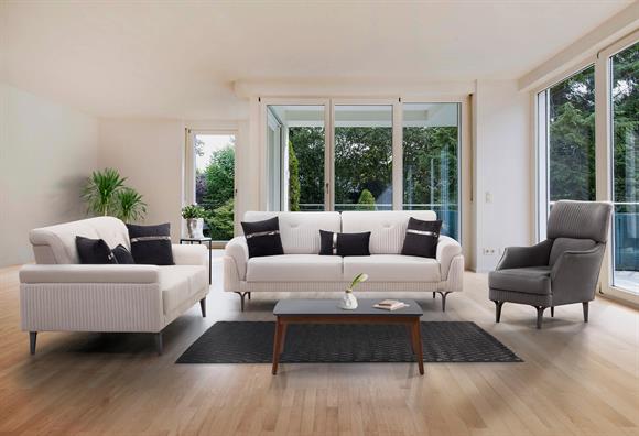 Viyola Koltuk Takımı (Krem)