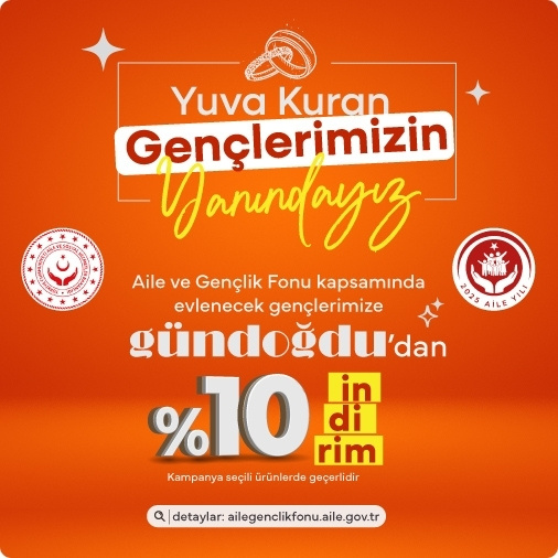 Evlenecek Gençlerin Desteklenmesi Projesi İndirim Kampanyası