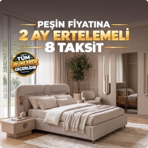 Gündoğdu Mobilya Peşin Fiyatına 2 Ay Ertelemeli 8 Taksit Kampanyası