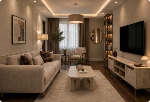 Uzun ve Dar Salon Dekorasyonu Nasıl Yapılır?