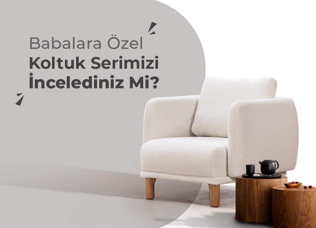 Babalara özel üçlü koltuk modelleri