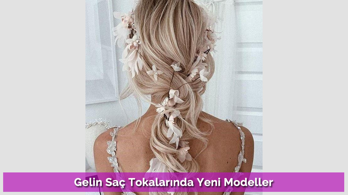 Gelin saç tokalarında yeni modeller