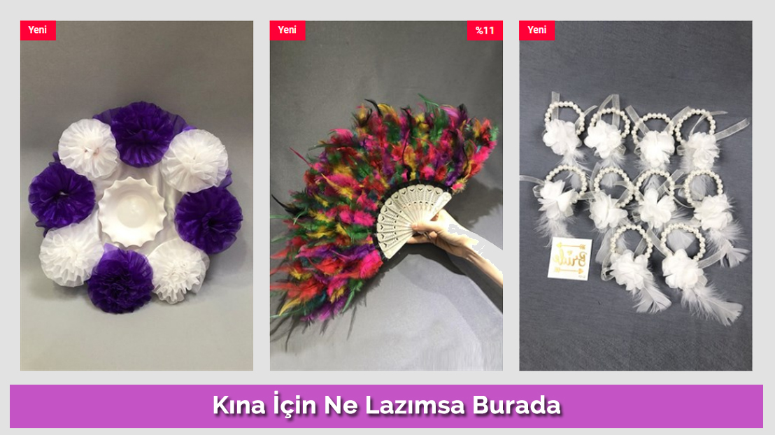 Kına İçin Ne Lazımsa Burada
