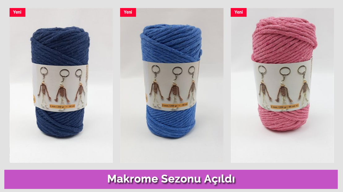 Makrome Sezonu Açıldı