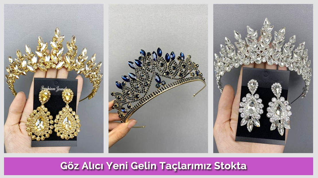 Our Eye-catching New Bridal Crowns Are In Stock