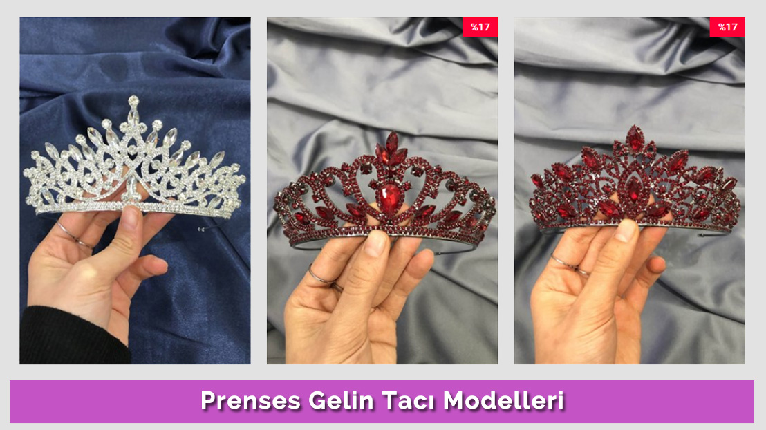 Prenses Gelin Tacı Modelleri