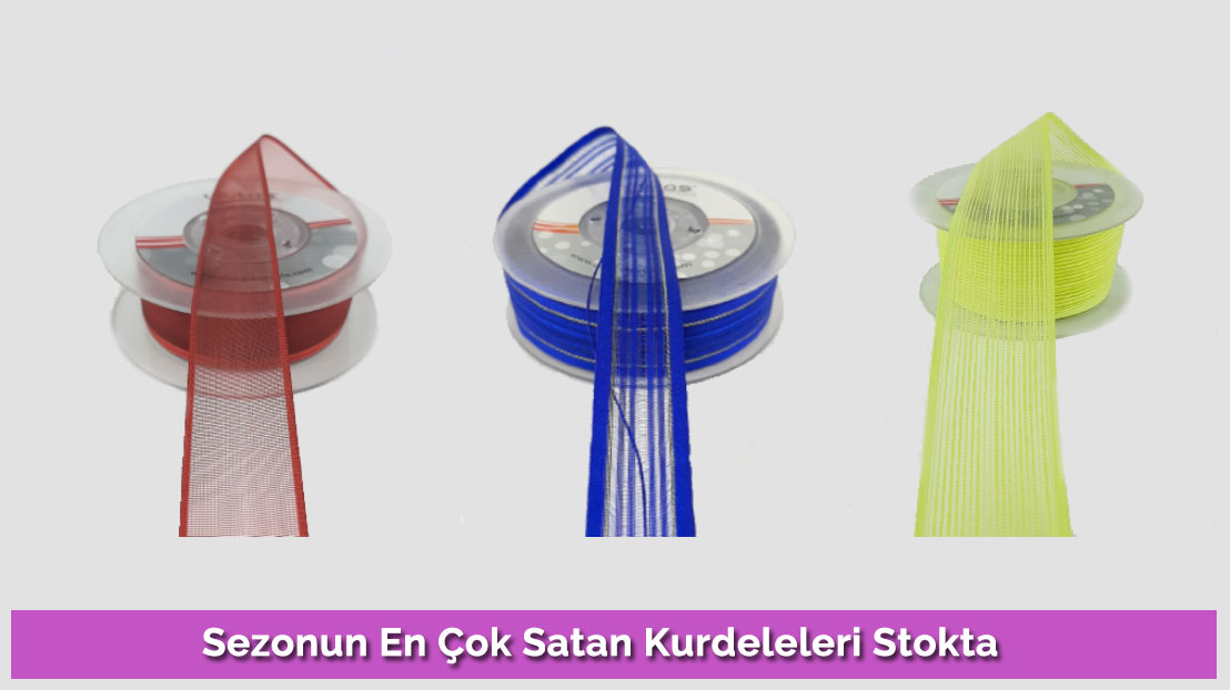 Sezonun En Çok Satan Kurdeleleri Stokta