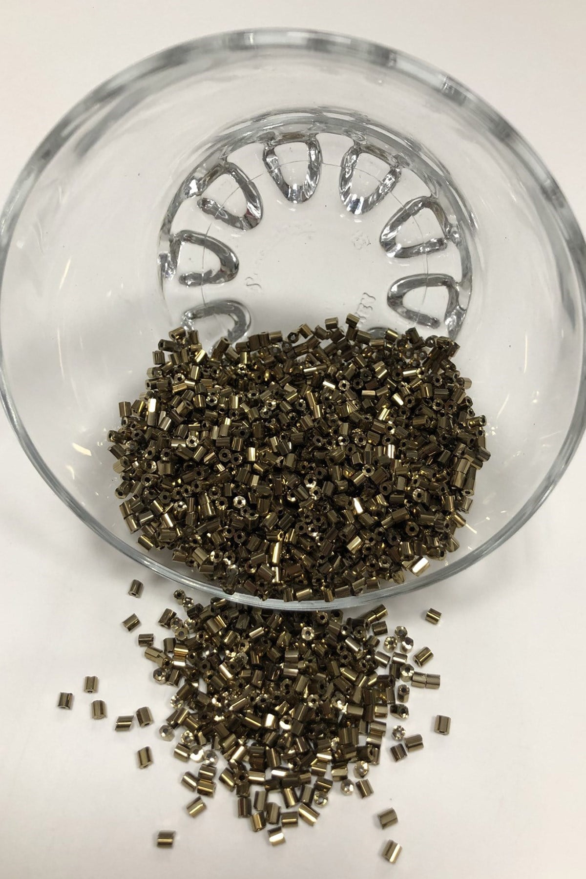 Antik Renk Kaplama Kesme Boncuk (2-2,5mm)