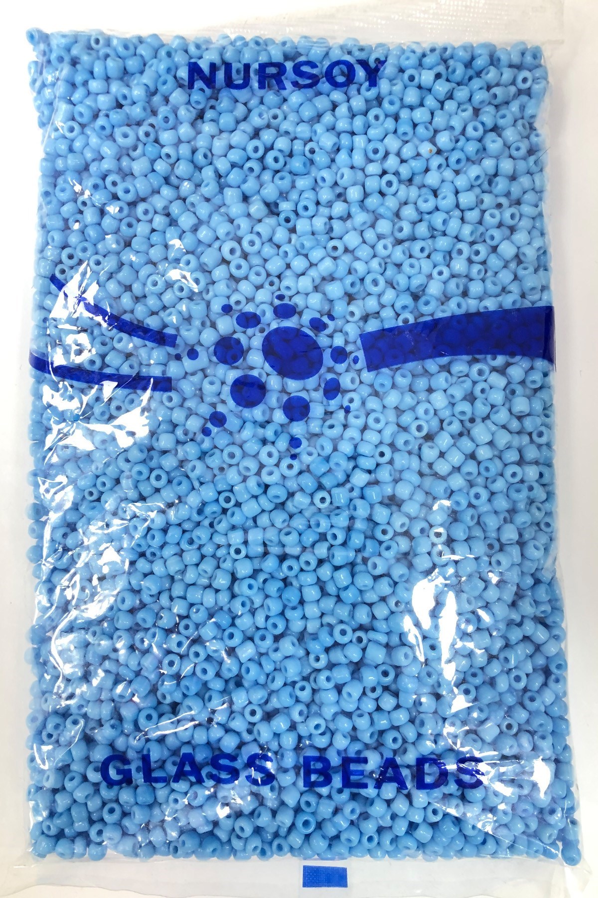 Bebe Mavi Kum Boncuk 4 mm 500 gr