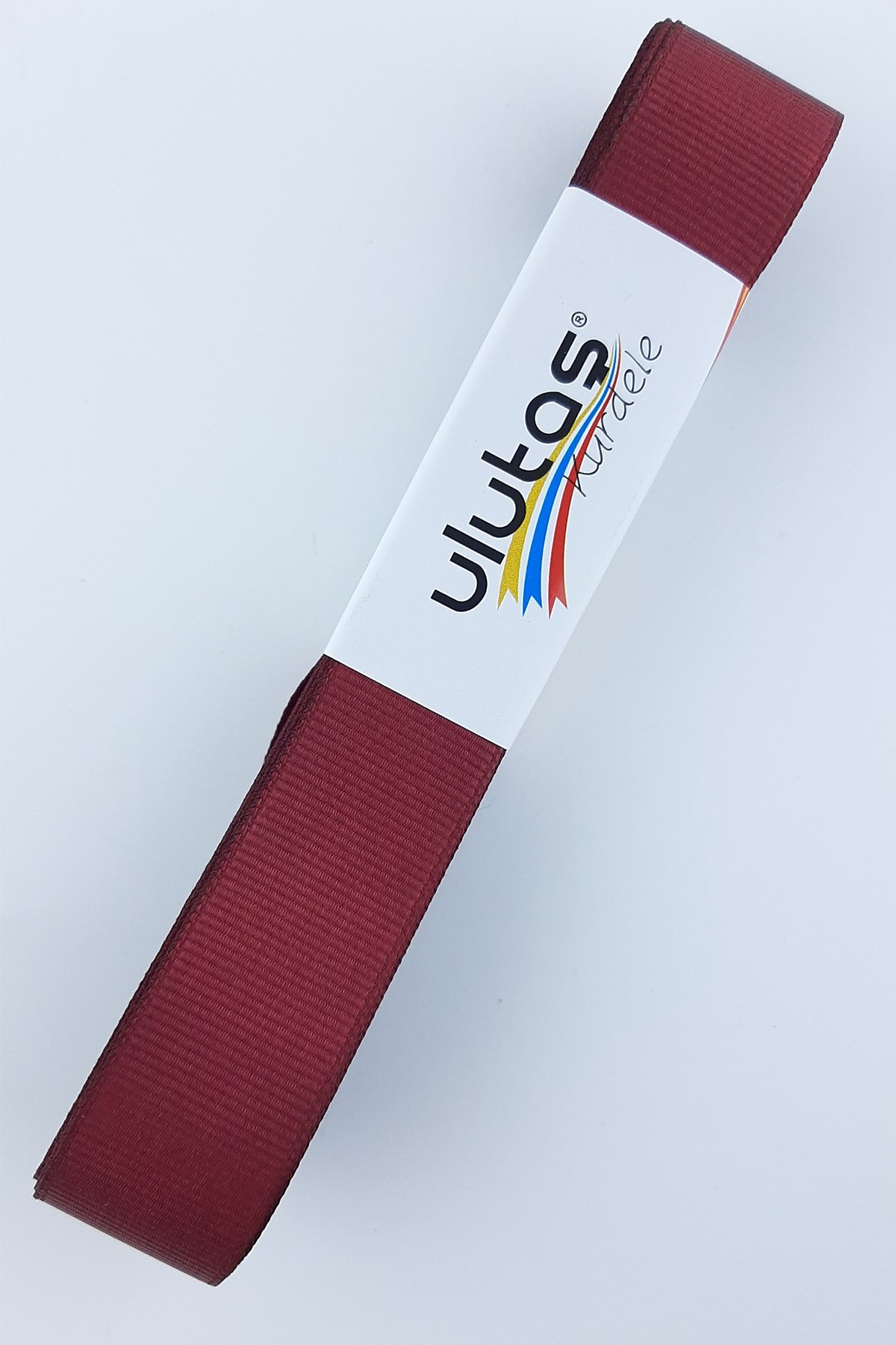 Bordo Grogren Kurdele 2 cm 10 mt