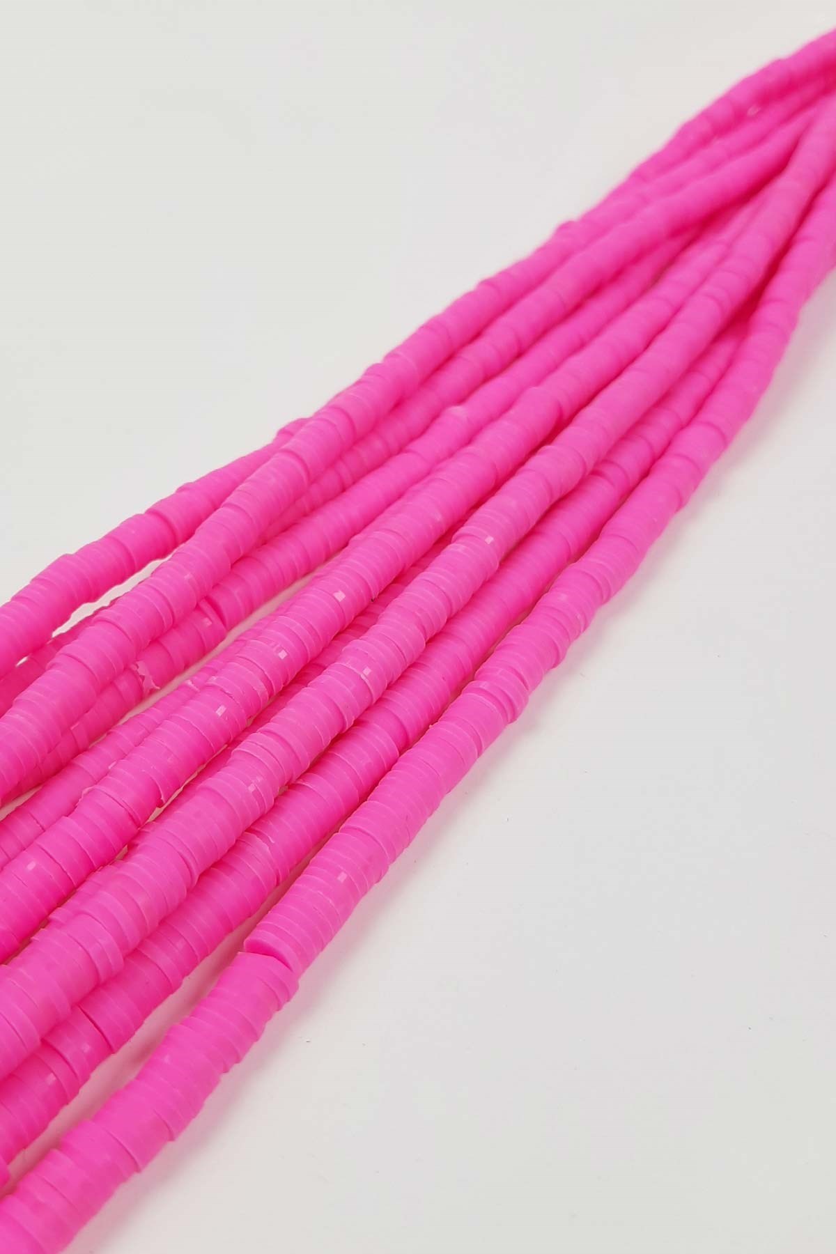 Fimo Neon Fuşya Hamur Boncuk